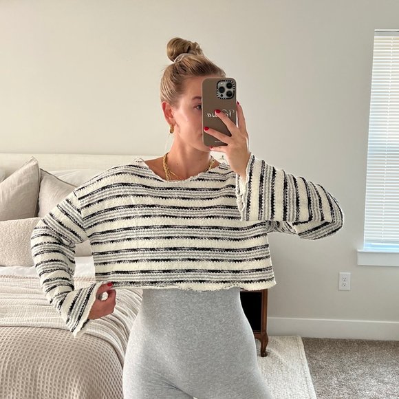 storets Sweaters - Storets Striped Lightweight Sweater